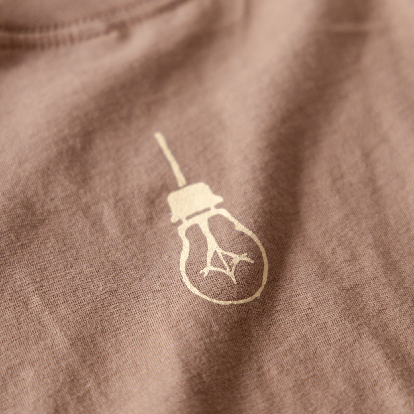 Script Logo T-Shirt - Vintage Brown