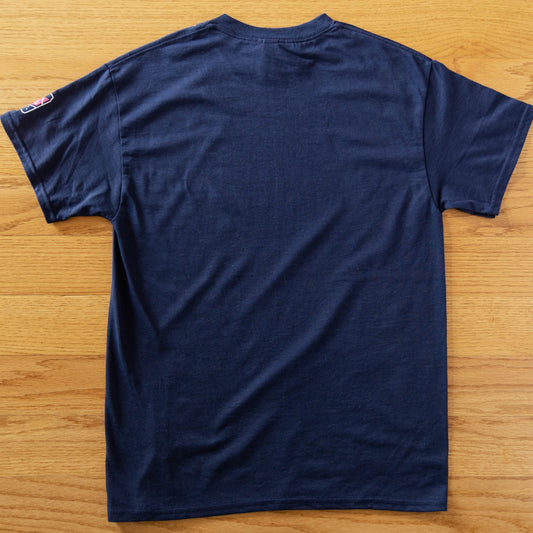 Soccer Circle Logo T-Shirt - Navy