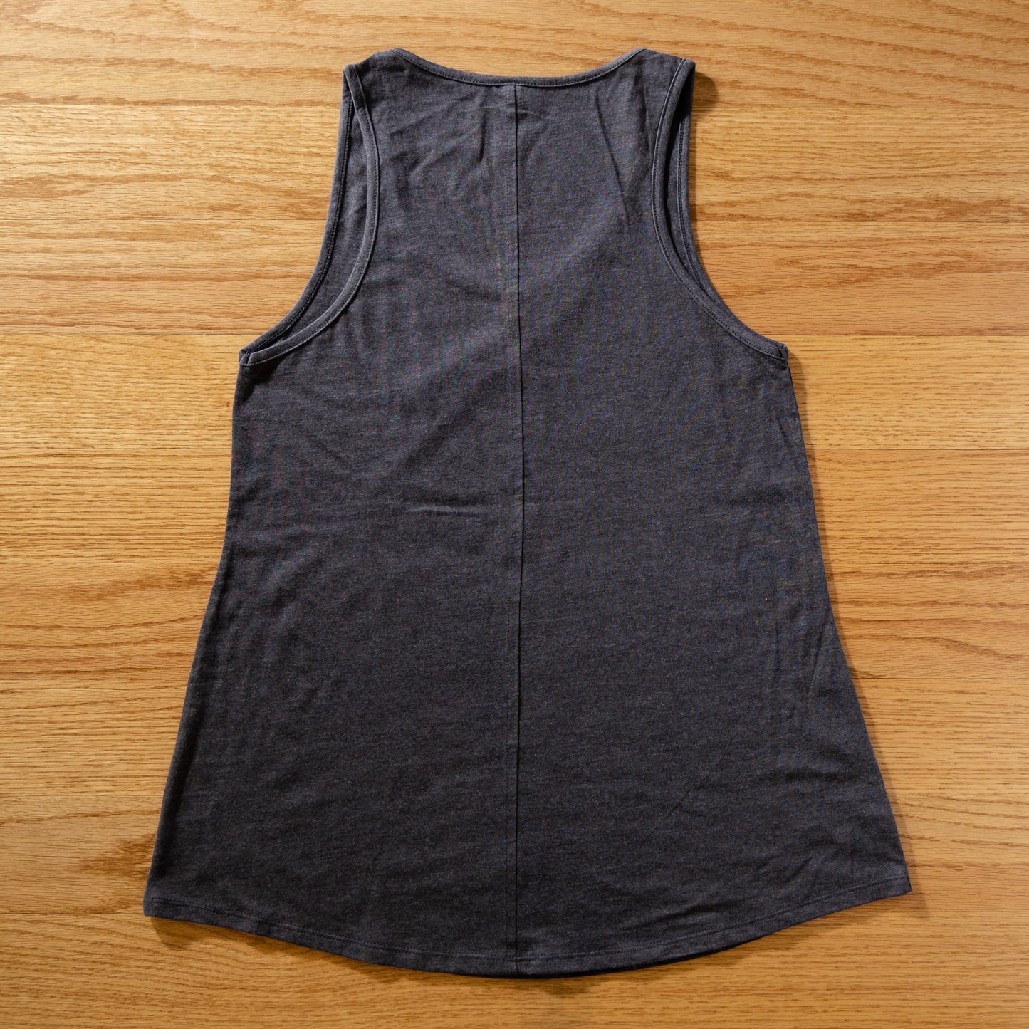 Ladies Script Logo Tank - Charcoal Grey