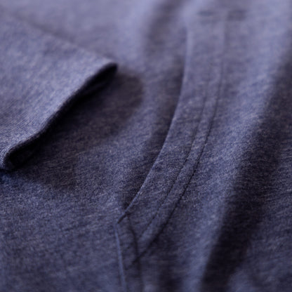 Collegiate Lightweight Long Sleeve Pullover - Navy
