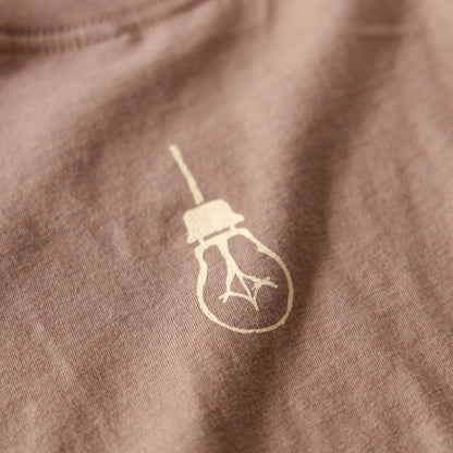 Script Logo T-Shirt - Vintage Brown