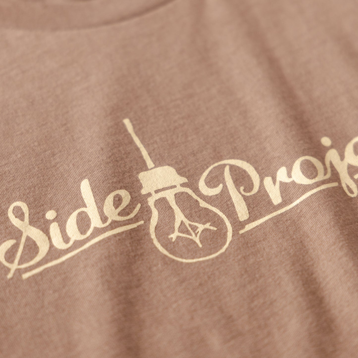 Script Logo T-Shirt - Vintage Brown