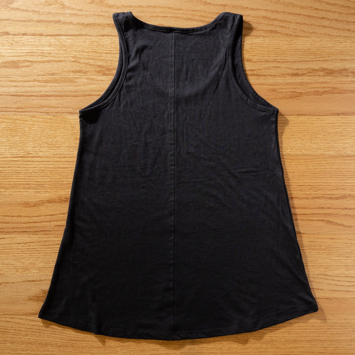 Ladies Script Logo Tank - Black